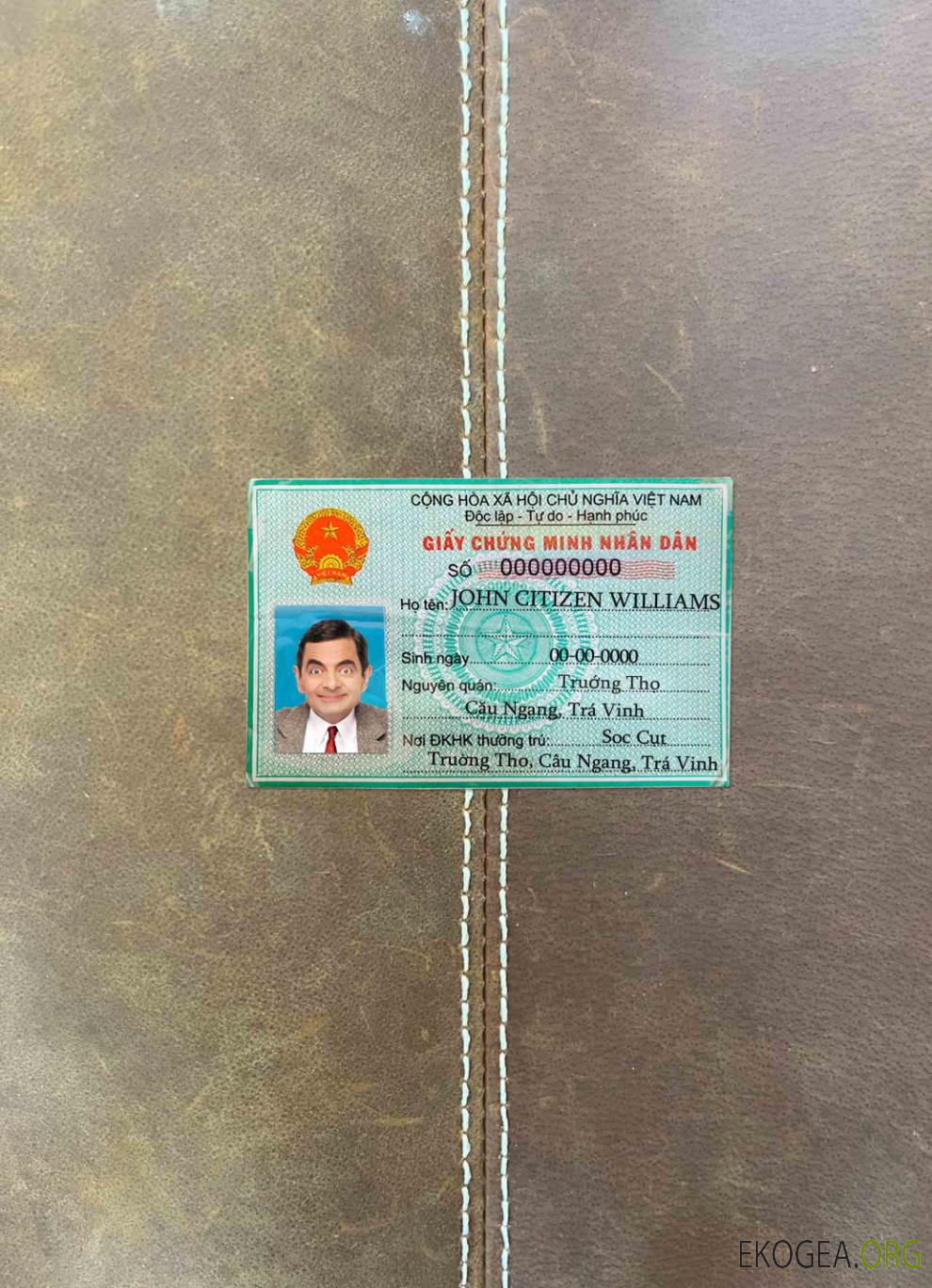 Photolook d'identité vietnamienne AVANT